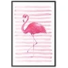 Artgeist Plakatas - Flamingo and Stripes
