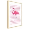 Artgeist Plakatas - Flamingo and Stripes