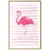 Artgeist Plakatas - Flamingo and Stripes