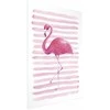 Artgeist Plakatas - Flamingo and Stripes