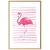 Artgeist Plakatas - Flamingo and Stripes