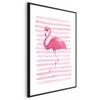Artgeist Plakatas - Flamingo and Stripes