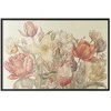 Artgeist Plakatas - Flower Bouquet on a Kreminis Background