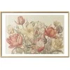 Artgeist Plakatas - Flower Bouquet on a Kreminis Background