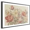 Artgeist Plakatas - Flower Bouquet on a Kreminis Background