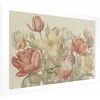 Artgeist Plakatas - Flower Bouquet on a Kreminis Background