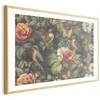 Artgeist Plakatas - Flowers, Birds, and Butterflies - vintage-style illustration