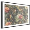 Artgeist Plakatas - Flowers, Birds, and Butterflies - vintage-style illustration
