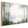 Artgeist Plakatas - Forest and Pond in Patinated Žalias