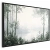 Artgeist Plakatas - Forest and Pond in Patinated Žalias