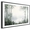 Artgeist Plakatas - Forest and Pond in Patinated Žalias