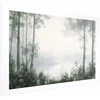 Artgeist Plakatas - Forest and Pond in Patinated Žalias