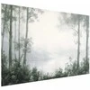 Artgeist Plakatas - Forest and Pond in Patinated Žalias