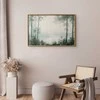 Artgeist Plakatas - Forest and Pond in Patinated Žalias