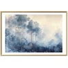 Artgeist Plakatas - Forest in Misty Mėlyna Shades