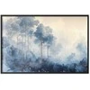 Artgeist Plakatas - Forest in Misty Mėlyna Shades