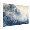 Artgeist Plakatas - Forest in Misty Mėlyna Shades