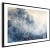 Artgeist Plakatas - Forest in Misty Mėlyna Shades