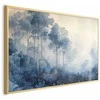 Artgeist Plakatas - Forest in Misty Mėlyna Shades