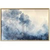 Artgeist Plakatas - Forest in Misty Mėlyna Shades
