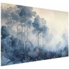 Artgeist Plakatas - Forest in Misty Mėlyna Shades