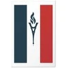 Artgeist Plakatas - French Flag with a Torch