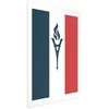 Artgeist Plakatas - French Flag with a Torch