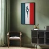 Artgeist Plakatas - French Flag with a Torch