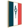 Artgeist Plakatas - French Flag with a Torch