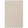 Artgeist Plakatas - Geometry and Browns - a chessboard pattern in neutral shades