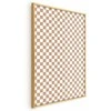 Artgeist Plakatas - Geometry and Browns - a chessboard pattern in neutral shades