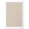 Artgeist Plakatas - Geometry and Browns - a chessboard pattern in neutral shades