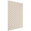 Artgeist Plakatas - Geometry and Browns - a chessboard pattern in neutral shades