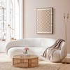 Artgeist Plakatas - Geometry and Browns - a chessboard pattern in neutral shades