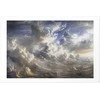 Artgeist Plakatas - Golden Reflections on Clouds Announcing Dusk