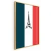 Artgeist Plakatas - Graphic Eiffel Tower Against the French Flag