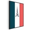 Artgeist Plakatas - Graphic Eiffel Tower Against the French Flag