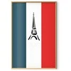 Artgeist Plakatas - Graphic Eiffel Tower Against the French Flag