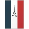Artgeist Plakatas - Graphic Eiffel Tower Against the French Flag