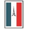 Artgeist Plakatas - Graphic Eiffel Tower Against the French Flag