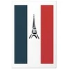 Artgeist Plakatas - Graphic Eiffel Tower Against the French Flag