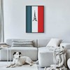 Artgeist Plakatas - Graphic Eiffel Tower Against the French Flag