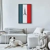 Artgeist Plakatas - Graphic Eiffel Tower Against the French Flag