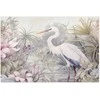 Artgeist Plakatas - Heron Wading in a Pond - illustration in light colors