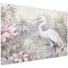 Artgeist Plakatas - Heron Wading in a Pond - illustration in light colors