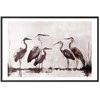 Artgeist Plakatas - Herons Painted in Ink