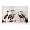 Artgeist Plakatas - Herons Painted in Ink