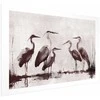 Artgeist Plakatas - Herons Painted in Ink