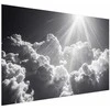 Artgeist Plakatas - Hope in the Clouds: Inspiring Sun Rays – Awaken Emotions