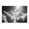 Artgeist Plakatas - Hope in the Clouds: Inspiring Sun Rays – Awaken Emotions